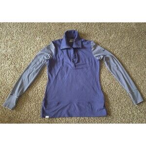 Nike Golf Dri-FIT Women’s Size M Purple Long Sleeve Polo Shirt Athletic